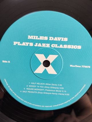 VINILO MILES DAVIS - PLAYS JAZZ CLASSIC