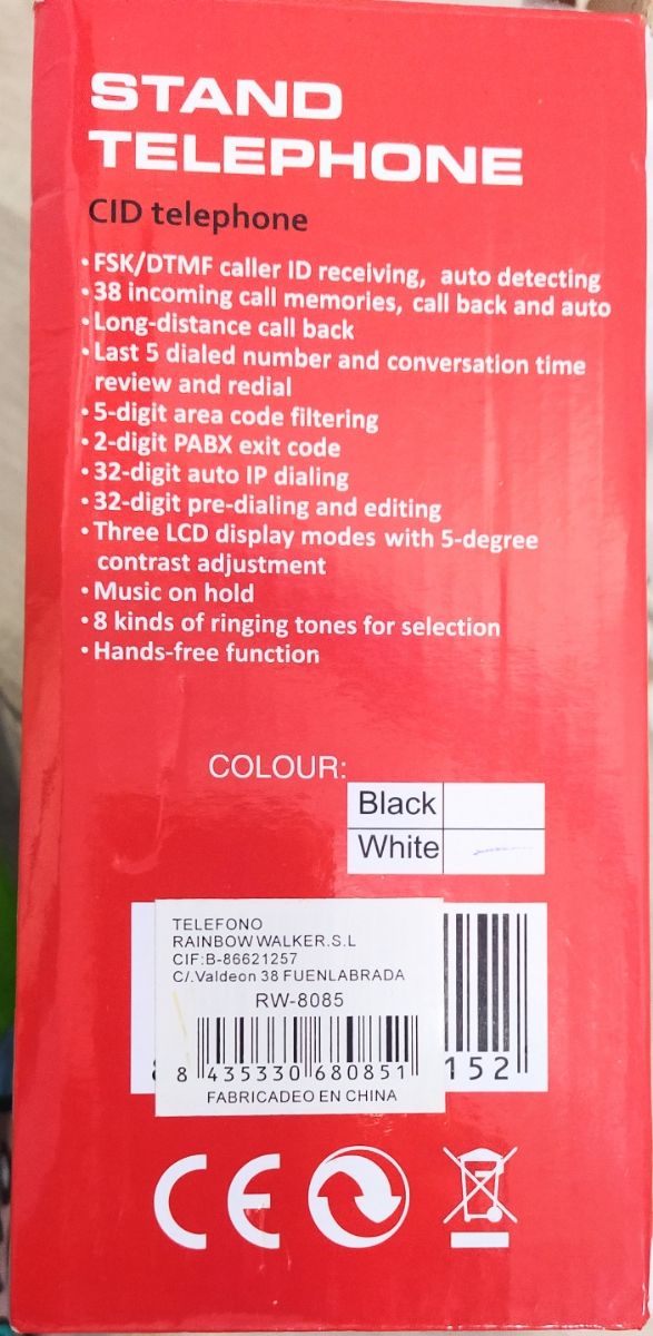 Teléfono fijo Stand Telephone