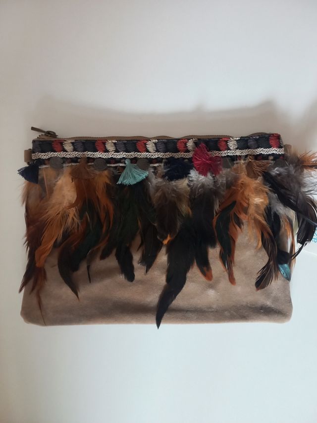 Bolso plumas