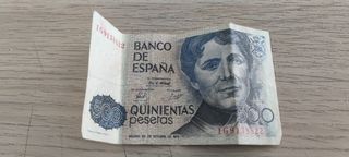 Billete 500 pesetas 