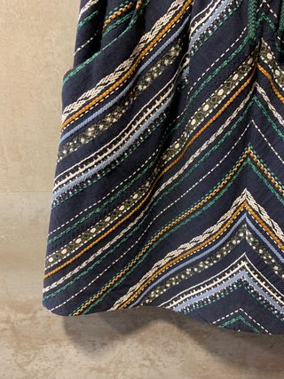 Falda corta azul marino Zara kids.