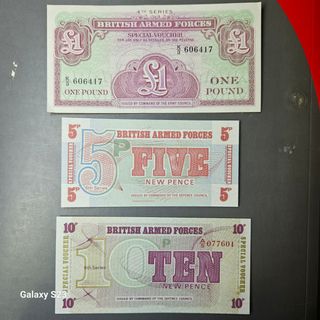 Banconote British Armed Forces inglesi
