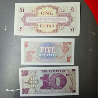 Banconote British Armed Forces inglesi