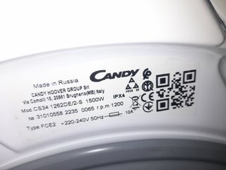 Goma puerta lavadora CANDY/HOOVER CS34 1262DE/2S