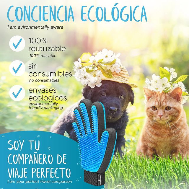 Guante cepillo de pelo para mascotas NUEVO