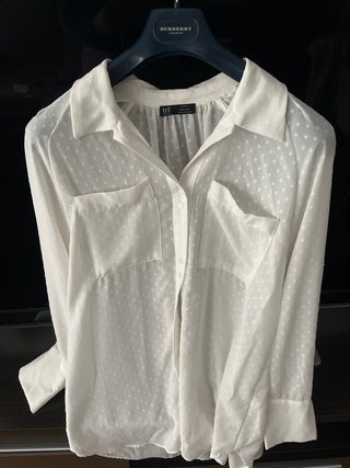 camisa plumetti Zara trf talla S