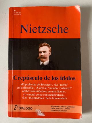 Libro filosofia Nietzsche 2º bachillerato
