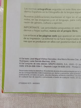 Libros de Texto 4° ESO Galica