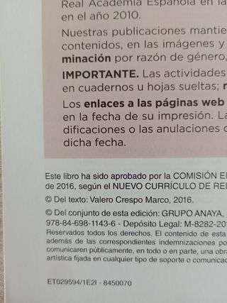 Libros de Texto 4° ESO Galica