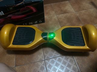Hoverboard patinete electrico dorado