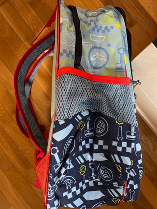 Mochila escolar adaptable a carro