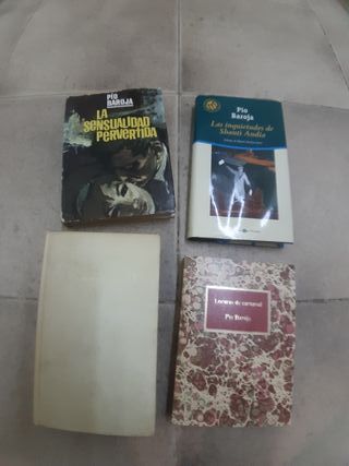 Lote 4 libros de Pio Baroja