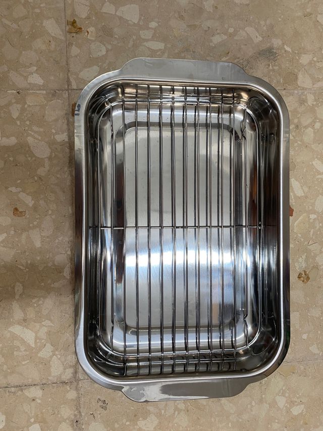 Bandeja con rejilla