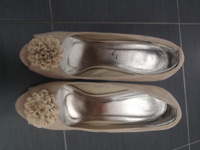 Zapatos fiesta, color rosa palo,talla 38