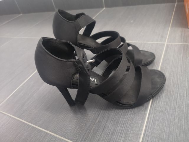 Sandalias fiesta negro 37