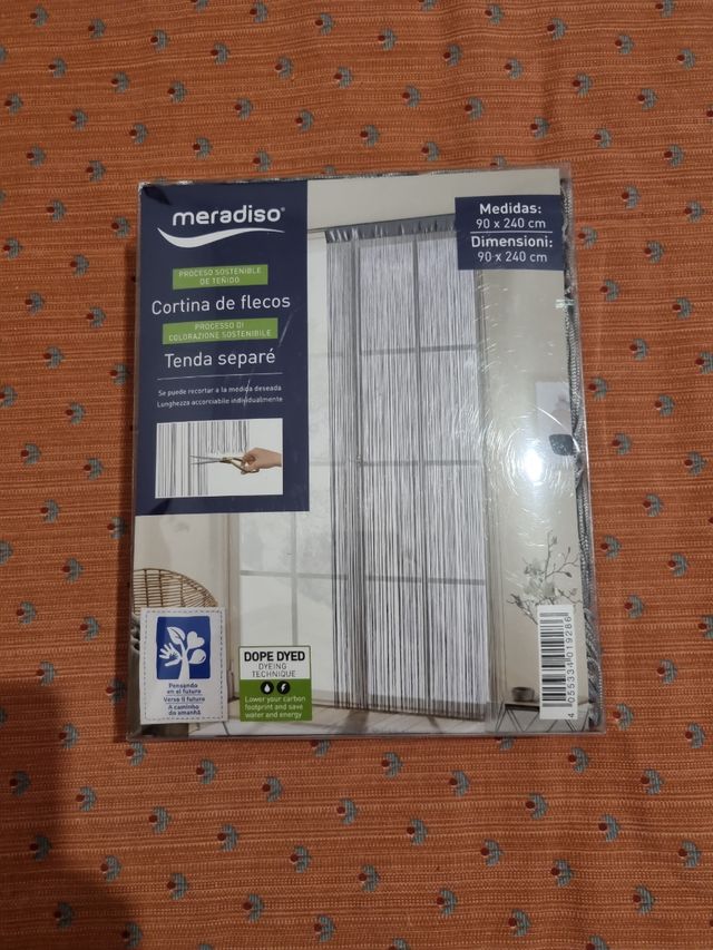 Cortina de flecos puerta