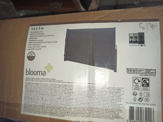 2 Estores toldo cortavientos extensible retráctil