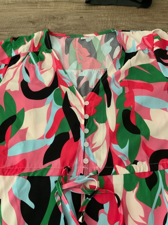 VESTIDO LARGO ESTAMPADO A ESTRENAR