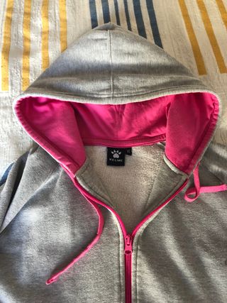 Chándal niña kelme gris y rosa