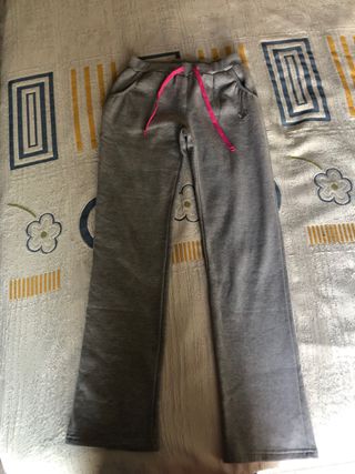 Chándal niña kelme gris y rosa