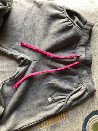 Chándal niña kelme gris y rosa