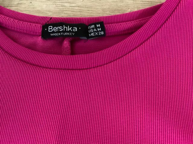 VESTIDO CORTO FUCSIA