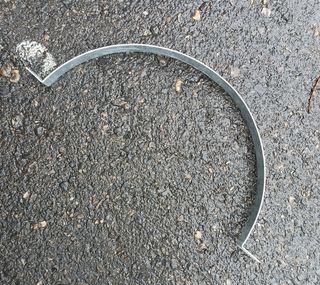 Tolva y abrazadera tubos ventilación helicoidal