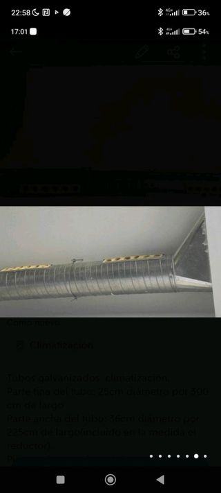 Tolva y abrazadera tubos ventilación helicoidal