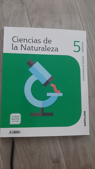 Libro texto quinto primaria. Naturales