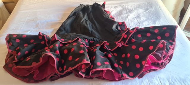 Falda sevillanas niña