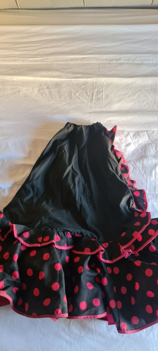 Falda sevillanas niña