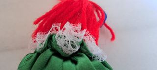 Set di vecchie bambole di pezza