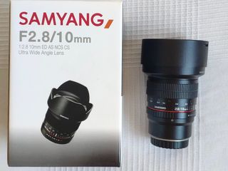 Objetivo para Fuji X 10mm, f/2.8-22 ED AS NCS CS)