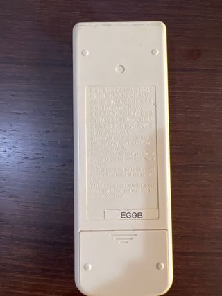 Mando Mitsubishi Electric aire acondicionado