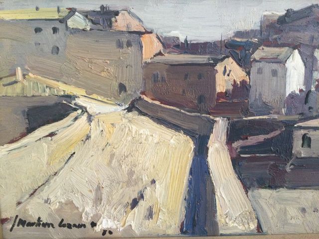 Martinez Lozano pintura al oleo.