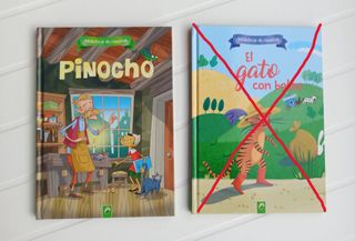 Lote 2 libros de cuentos tradicionales