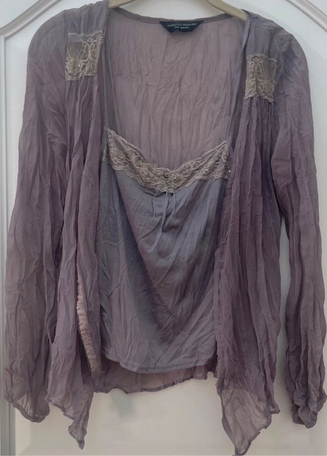 Completo Dorothy Perkins tg S top e blusa