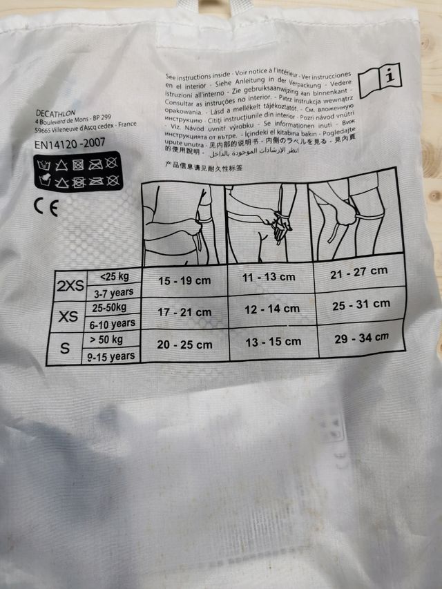 Protecciones patines nuevas