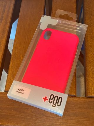 Cover in silicone iphone xr fluo pink
