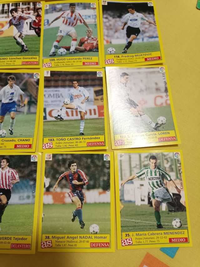 Cromos futbol colección As
