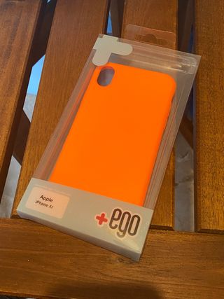 Cover in silicone iPhone XR Fluo Orange
