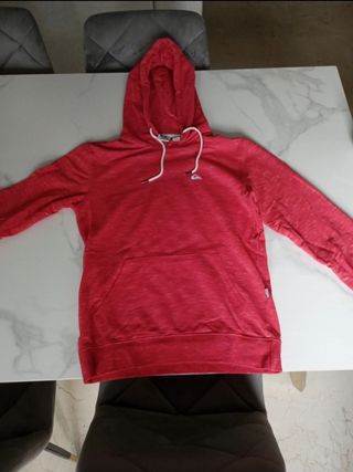 Sudadera Quicksilver roja talla 16