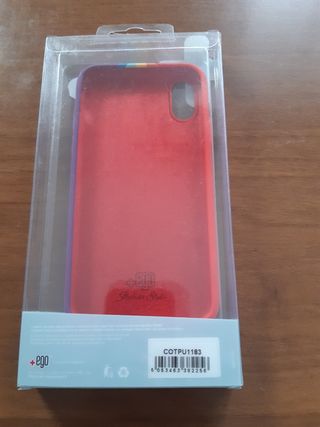 Cover in silicone IPhone X fantasia Rainbow 🌈