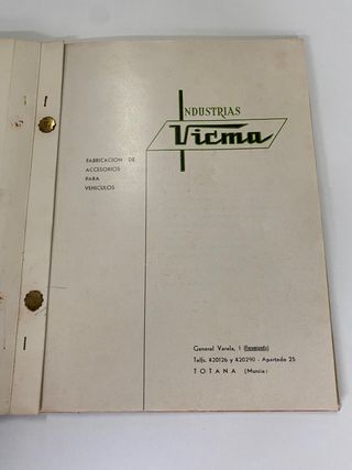 Catalogo moto VICMA