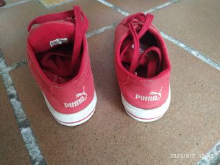 Vendo zapatillas rojas Puma 