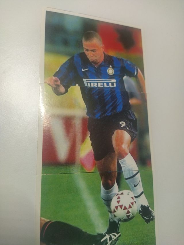 Ronaldo Nazario Inter 3 cromos "Marca"