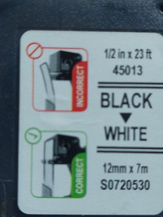 Cinta Dymo 45014 B&W