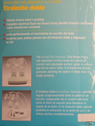 Sacaleches eléctrico doble