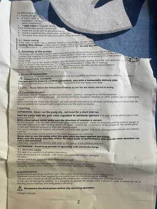 Bomba hidráulica pozo perforado