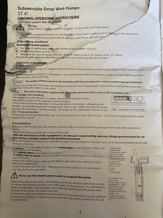 Bomba hidráulica pozo perforado
